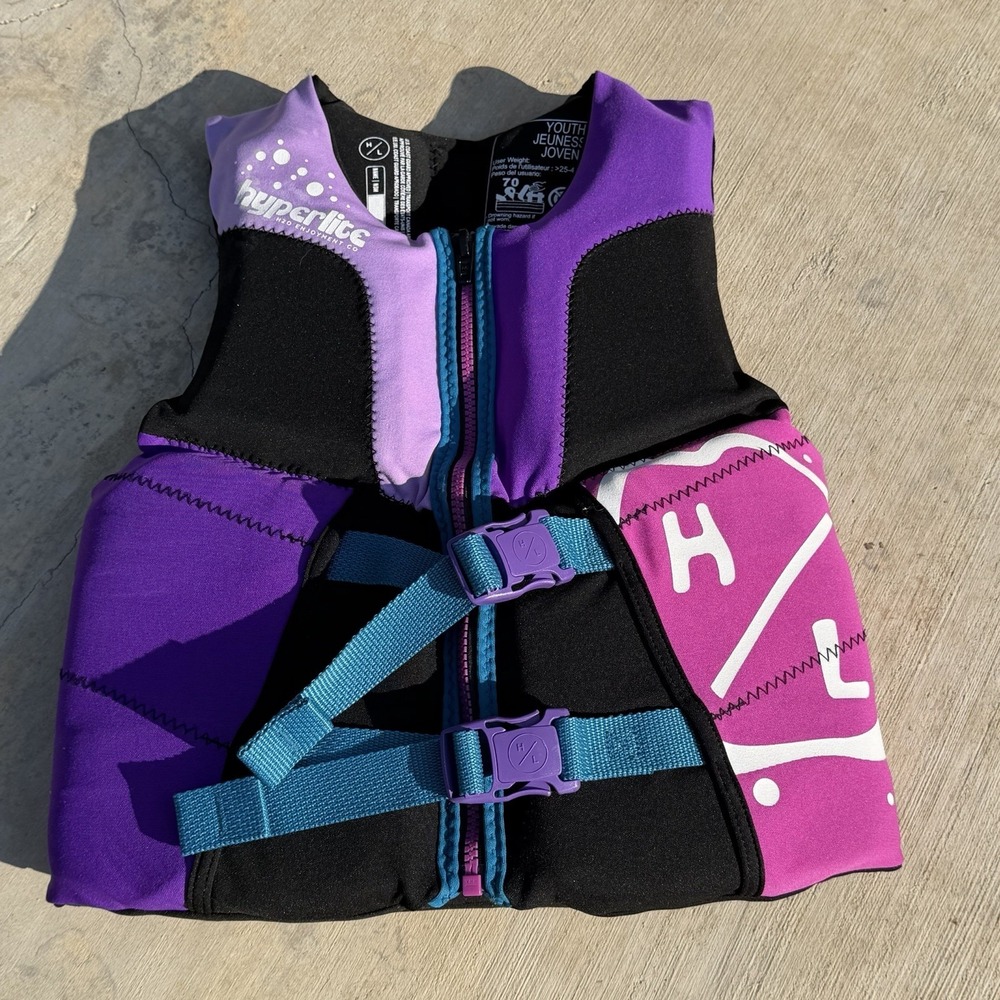 HO Sports Hyperlite 55-88 lbs Youh Life Vest Coast Guard Approved